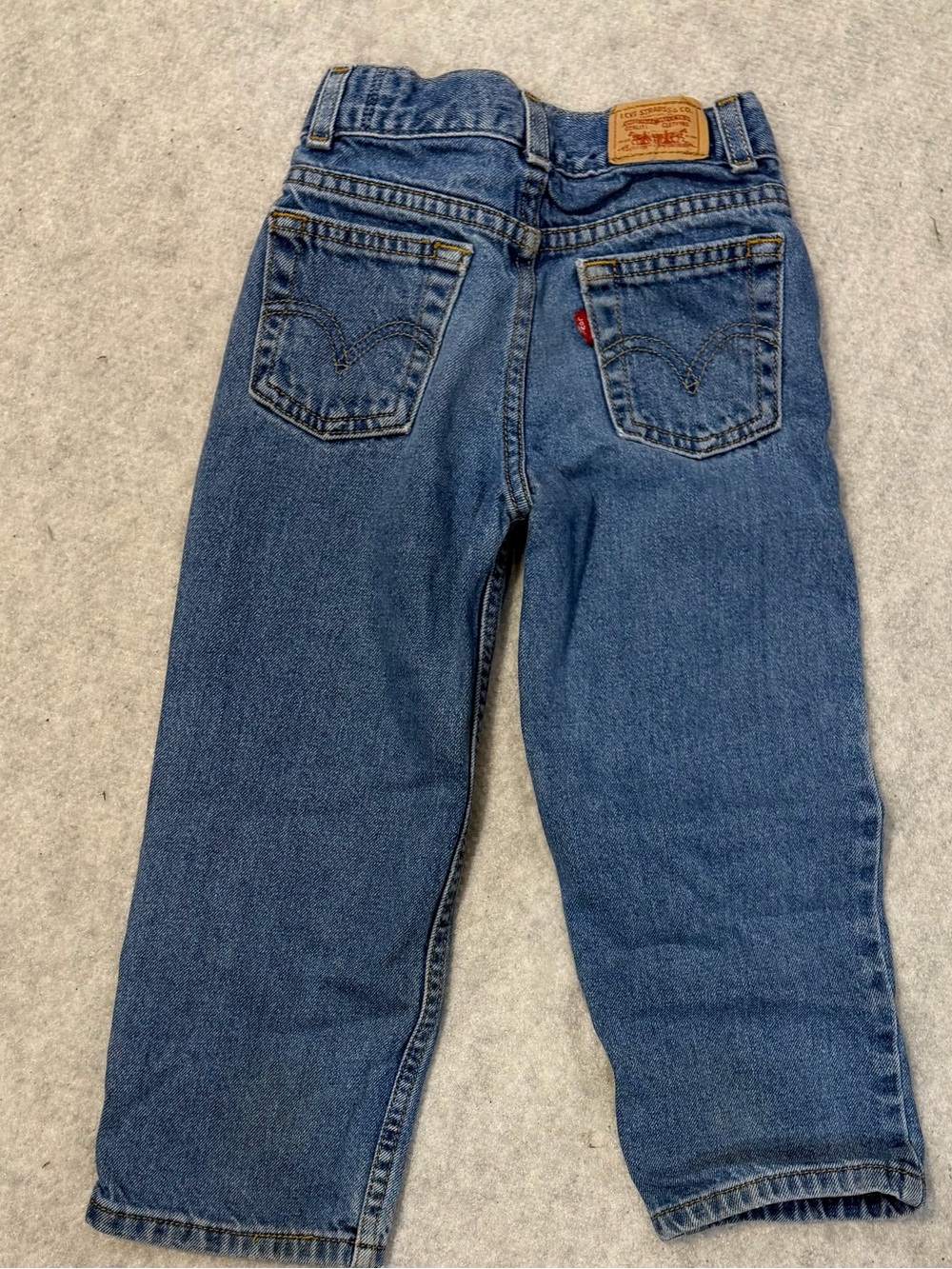 Levi's kids Mid-Blue Straight Leg Jeans 4T